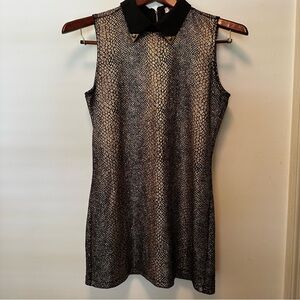 Black and gold snakeskin Dress size medium